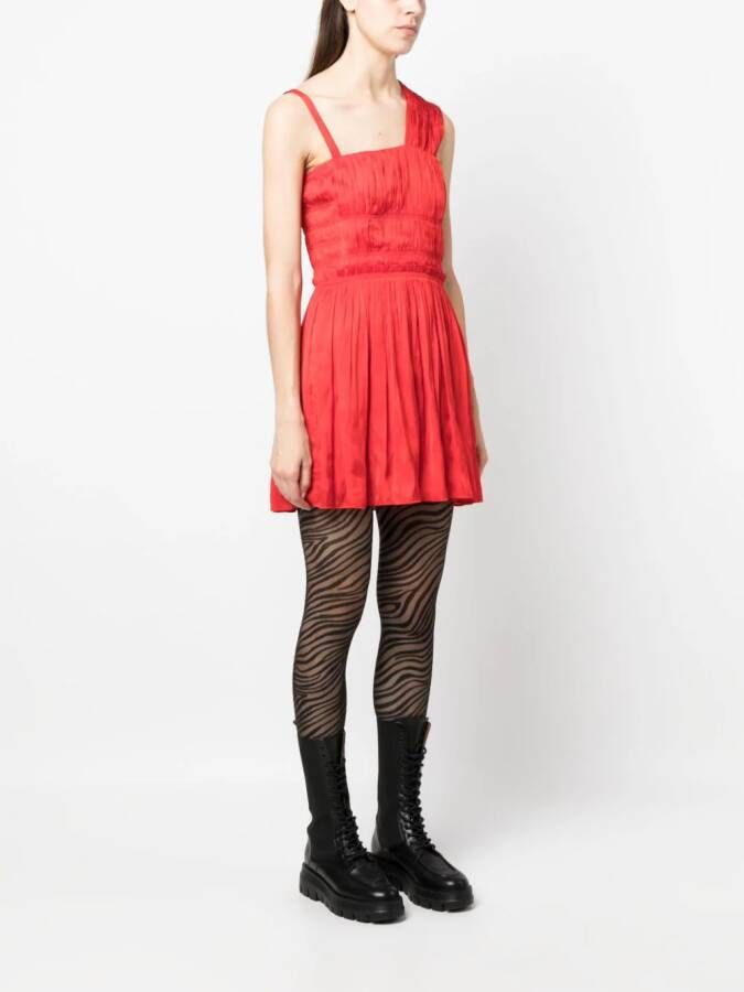 Zadig&Voltaire Geplooide jurk Rood