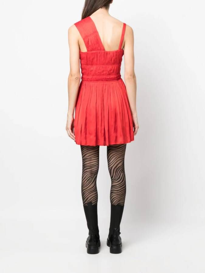 Zadig&Voltaire Geplooide jurk Rood