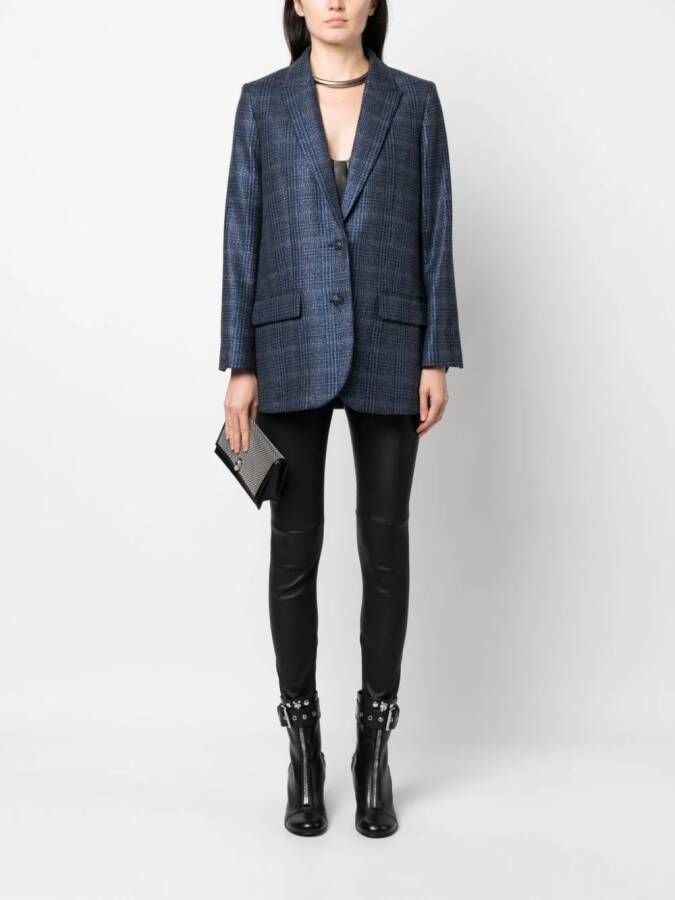 Zadig&Voltaire Geruite blazer Blauw