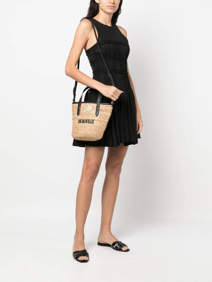 Zadig&Voltaire Geweven shopper Beige