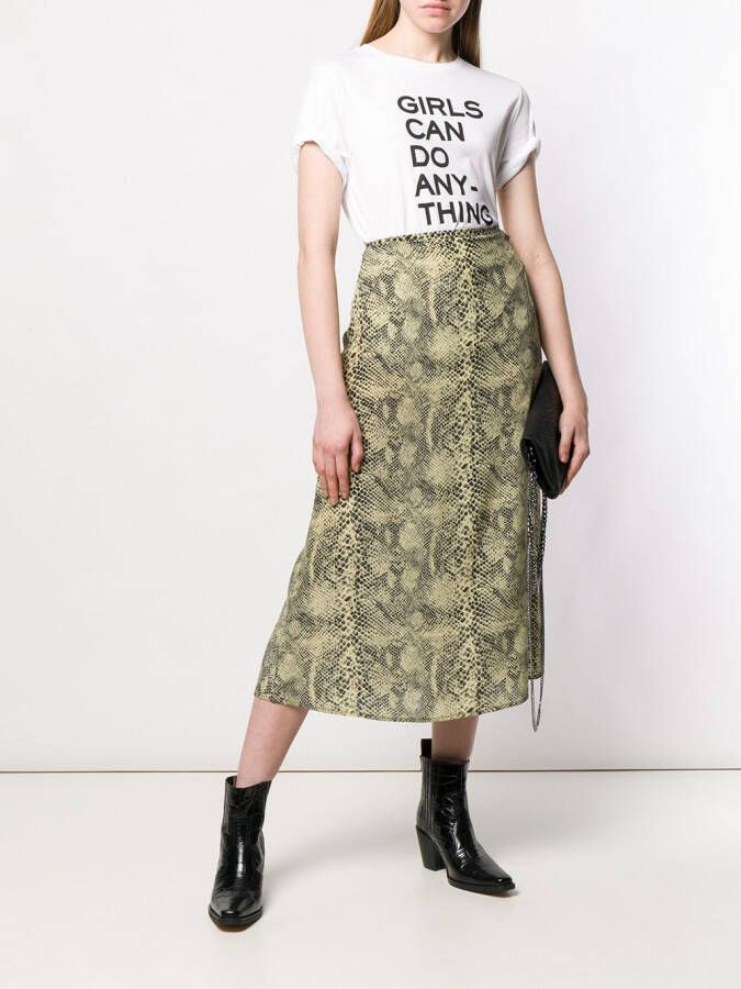 Zadig&Voltaire Girls Can Do Anything T-shirt Wit