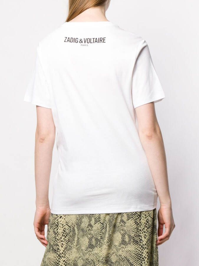 Zadig&Voltaire Girls Can Do Anything T-shirt Wit
