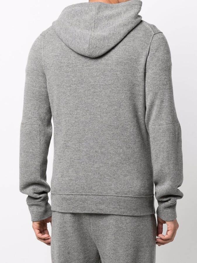 Zadig&Voltaire Hoodie met logoplakkaat Grijs