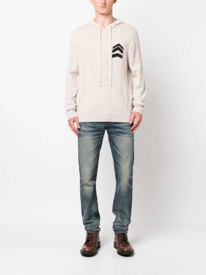 Zadig&Voltaire Hoodie van wolmix Beige