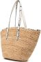 Zadig&Voltaire Ibiza strandtas met logo Beige - Thumbnail 3