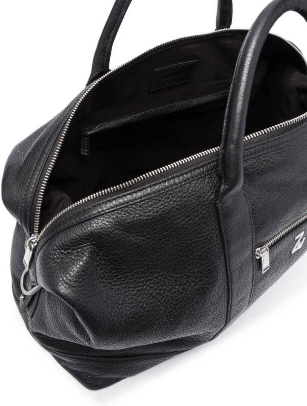 Zadig&Voltaire Initiale Jamie leren tas Zwart
