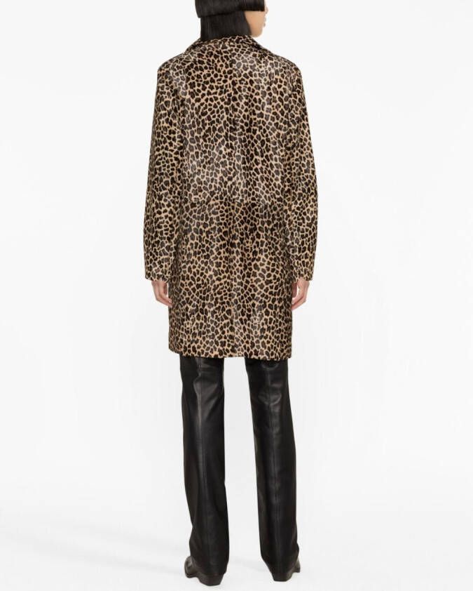 Zadig&Voltaire Jas met luipaardprint Beige