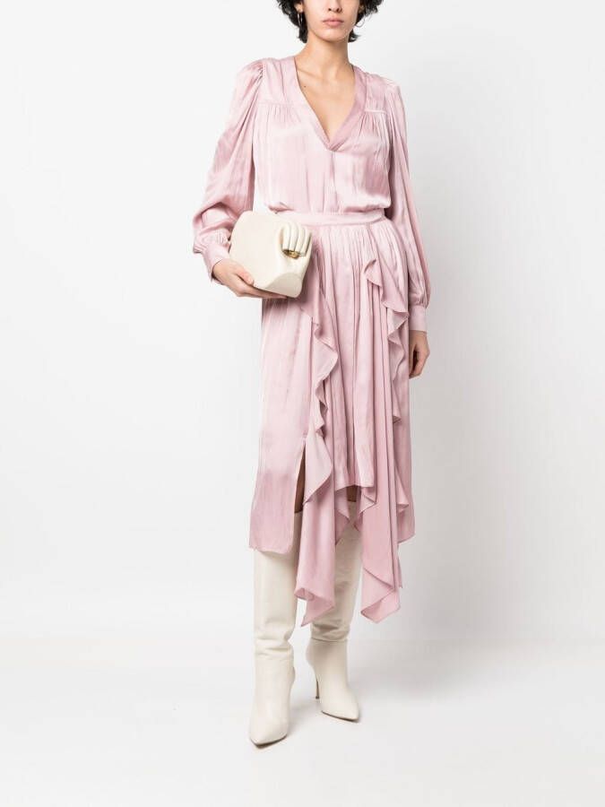 Zadig&Voltaire Asymmetrische rok Roze
