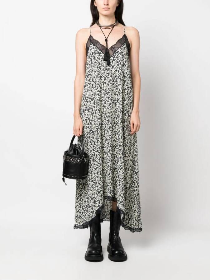 Zadig&Voltaire Jurk met bloemenprint Beige