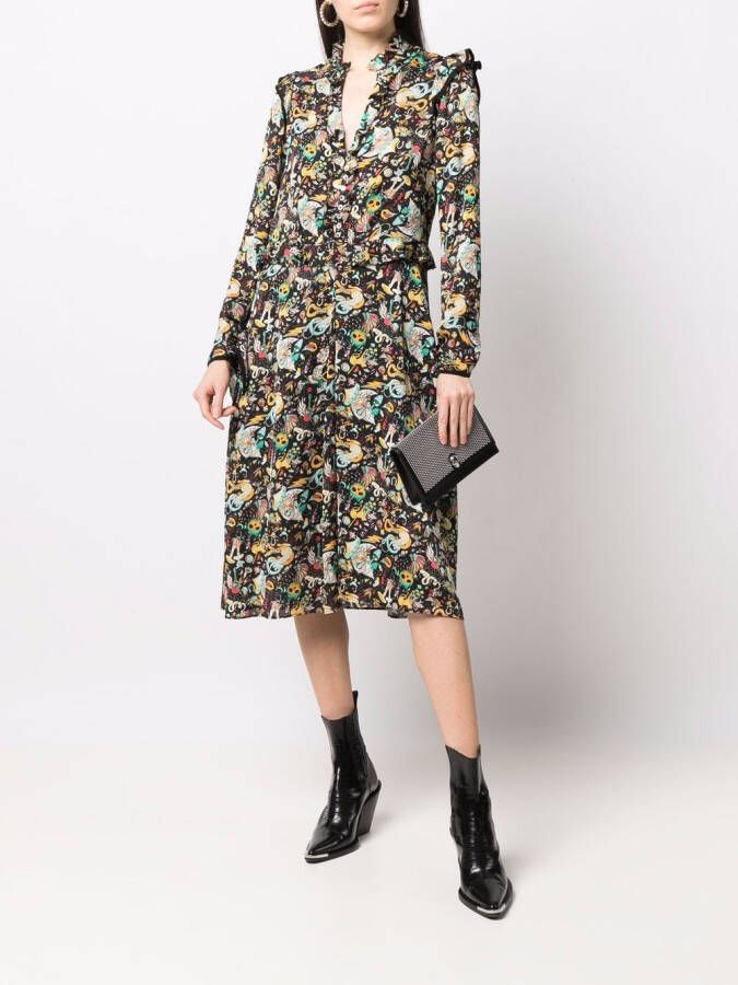 Zadig&Voltaire Jurk met print Zwart