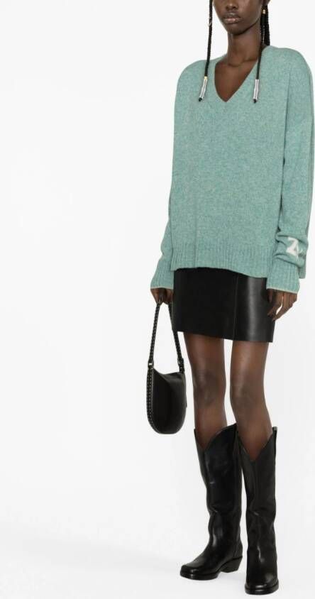 Zadig&Voltaire Kasjmier trui Groen