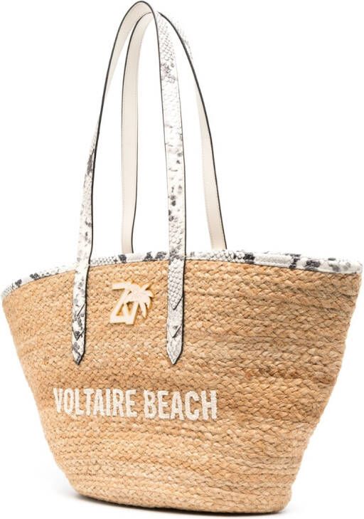 Zadig&Voltaire Le Beach Voltaire strandtas Beige