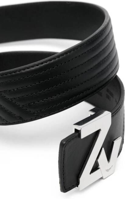 Zadig&Voltaire Leren riem Zwart