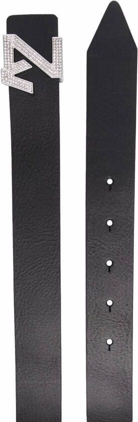 Zadig&Voltaire Leren riem Zwart