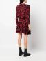 Zadig&Voltaire Mini-jurk met bladprint Zwart - Thumbnail 4