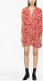 Zadig&Voltaire Rogers mini-jurk met bloemenprint Rood - Thumbnail 2