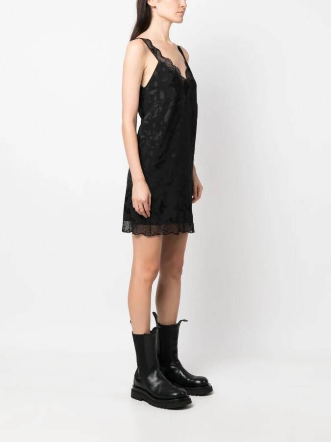 Zadig&Voltaire Mini-jurk met jacquard Zwart