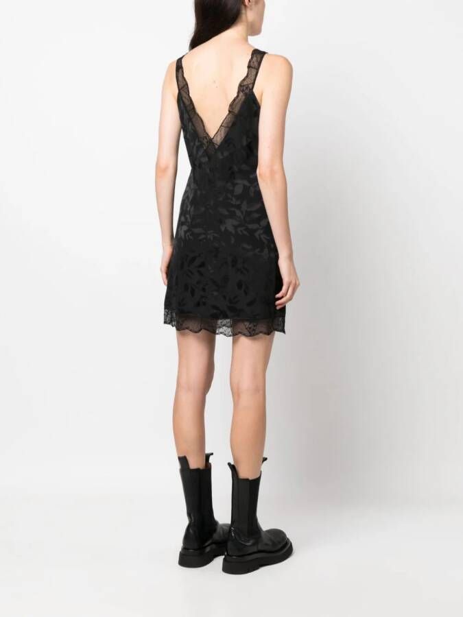 Zadig&Voltaire Mini-jurk met jacquard Zwart