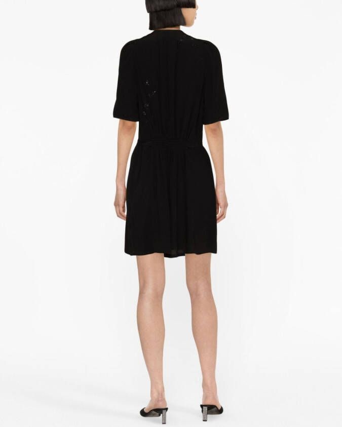 Zadig&Voltaire Mini-jurk verfraaid met stras Zwart
