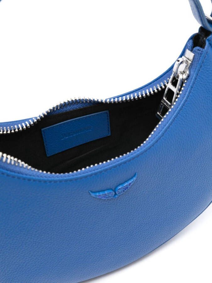 Zadig&Voltaire Moonrock leren shopper Blauw