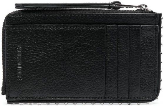 Zadig&Voltaire Portemonnee met logoplakkaat Zwart