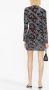 Zadig&Voltaire Radar floral-print embellished silk minidress Zwart - Thumbnail 4