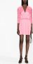 Zadig&Voltaire Realine gathered satin-finish minidress Roze - Thumbnail 2