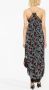 Zadig&Voltaire Risty floral-print silk slip dress Zwart - Thumbnail 4
