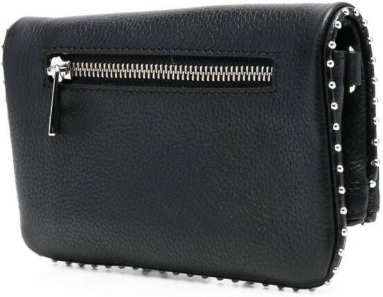 Zadig&Voltaire Rock Studs verfraaide clutch Zwart