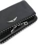 Zadig&Voltaire Rock Studs verfraaide clutch Zwart - Thumbnail 3