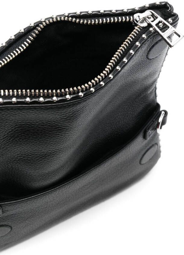Zadig&Voltaire Rock Studs verfraaide clutch Zwart
