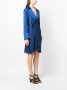 Zadig&Voltaire Midi-jurk met V-hals Blauw - Thumbnail 3