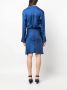 Zadig&Voltaire Midi-jurk met V-hals Blauw - Thumbnail 4