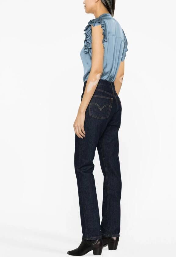 Zadig&Voltaire ruffled-sleeve blouse Blauw