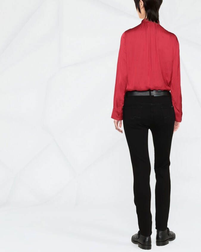 Zadig&Voltaire Satijnen blouse Rood