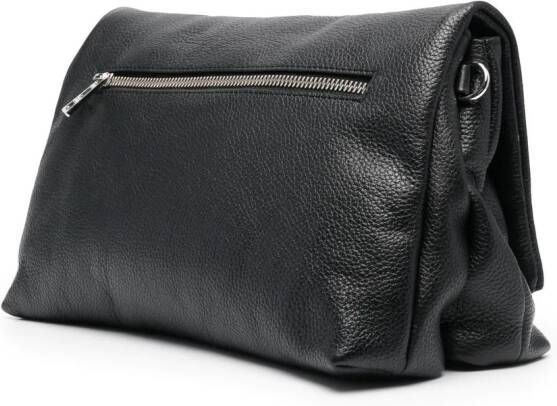 Zadig&Voltaire Schoudertas met logoplakkaat Zwart