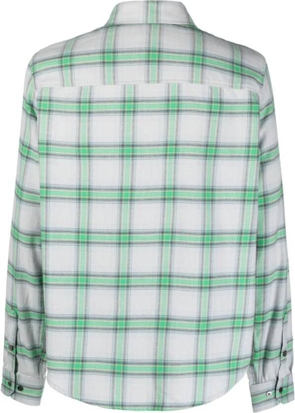 Zadig&Voltaire Geruit overhemd Groen