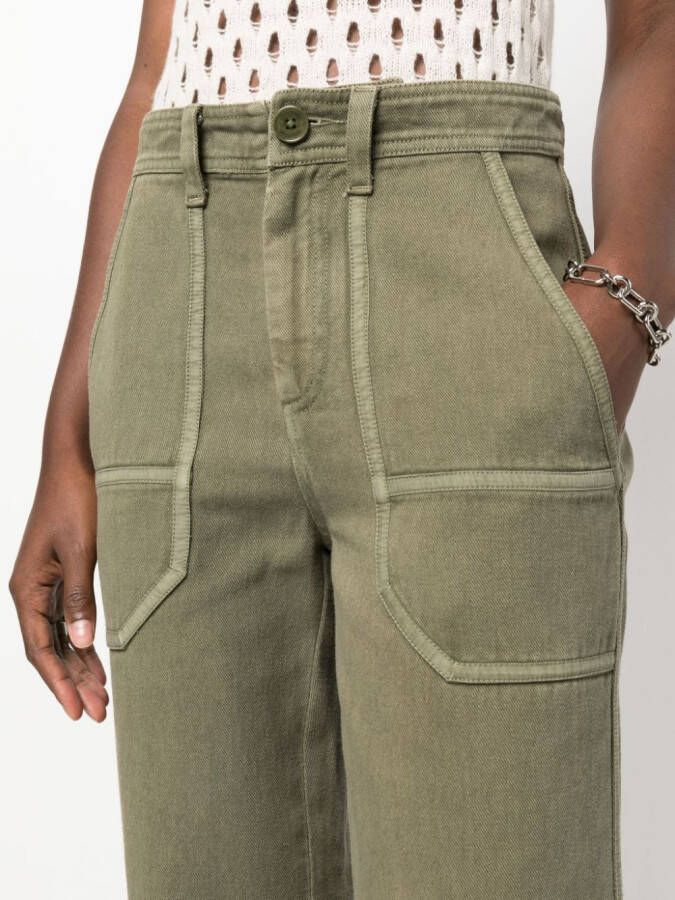 Zadig&Voltaire Straight broek Groen