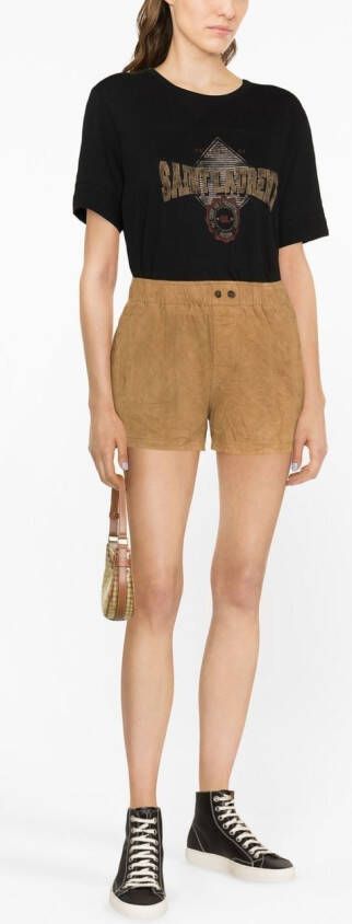 Zadig&Voltaire Suède shorts Bruin