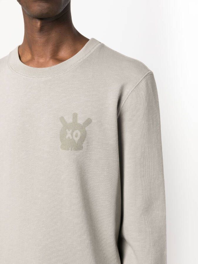 Zadig&Voltaire Sweater met doodskop Grijs