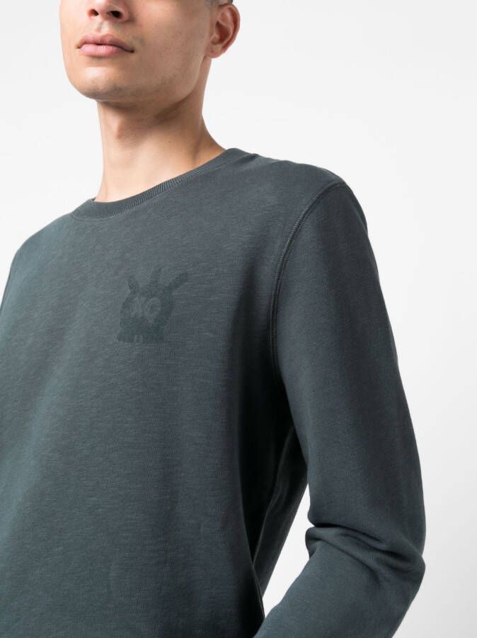 Zadig&Voltaire Sweater met doodskop Groen