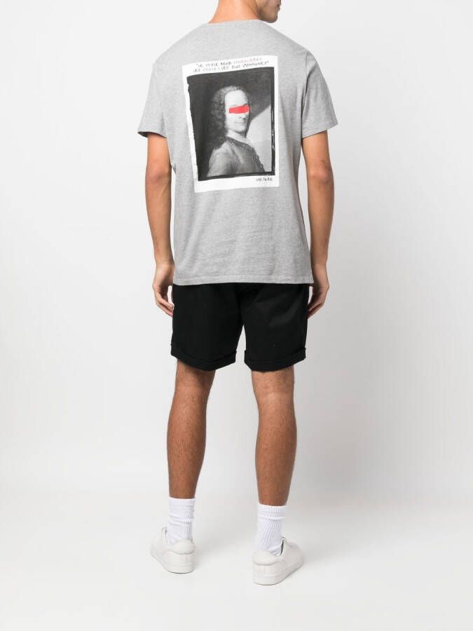 Zadig&Voltaire T-shirt met logoprint Grijs