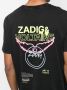 Zadig&Voltaire T-shirt met logoprint Zwart - Thumbnail 5