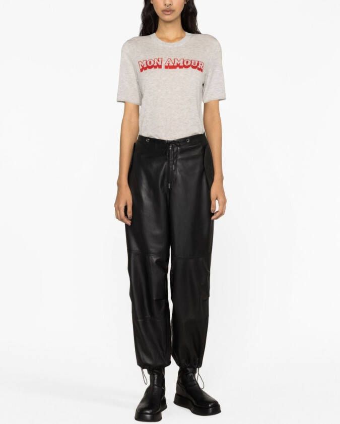 Zadig&Voltaire T-shirt met print Grijs