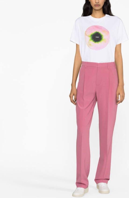 Zadig&Voltaire Straight pantalon Roze