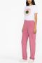 Zadig&Voltaire Straight pantalon Roze - Thumbnail 4