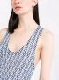 Zadig&Voltaire Tanktop met monogramprint Blauw - Thumbnail 5