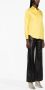 Zadig&Voltaire Taskiz slogan-embroidered cotton shirt Geel - Thumbnail 4