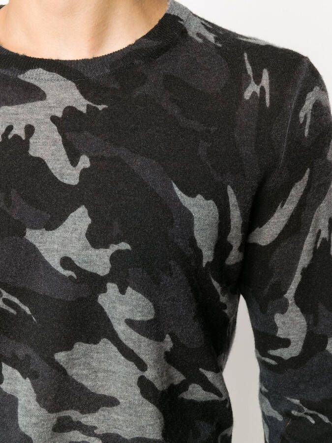 Zadig&Voltaire Trui met camouflageprint Zwart