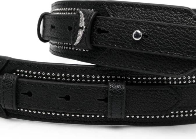 Zadig&Voltaire Verfraaide schouderband Zwart